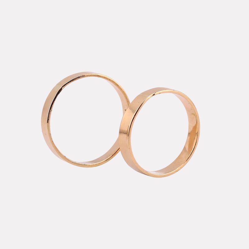 Argollas 14k 3.4g #6.5 #7.5