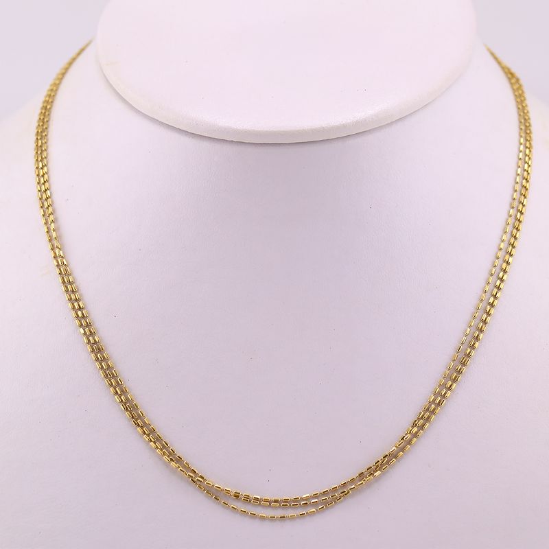 Gargantilla Triple-guion 14k 4.7g