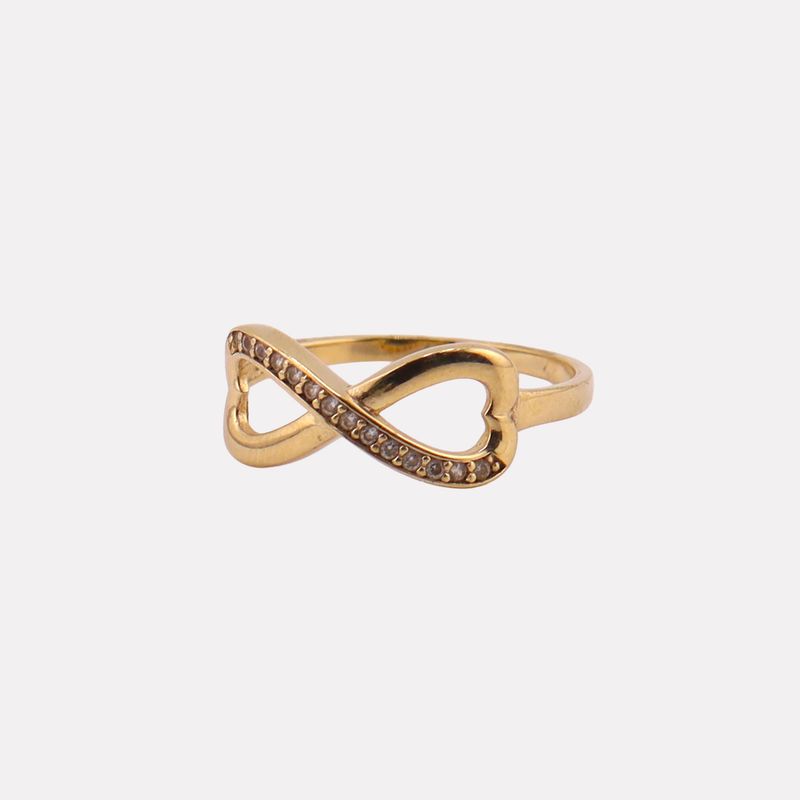 Anillo Infinito C/p 14k 1.6g #7