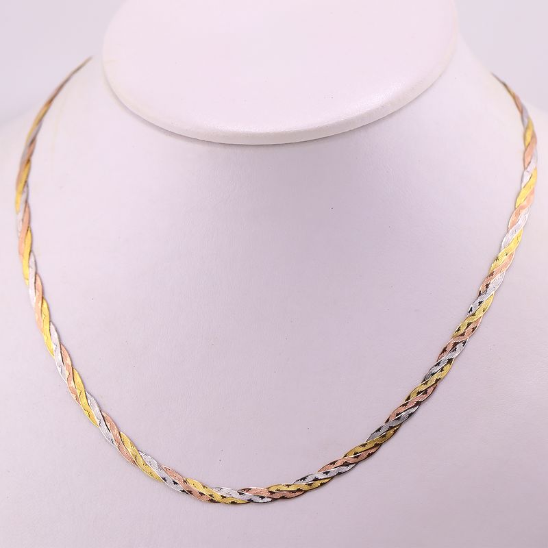 Gargantilla Trenzada Tns 14k 7.7g
