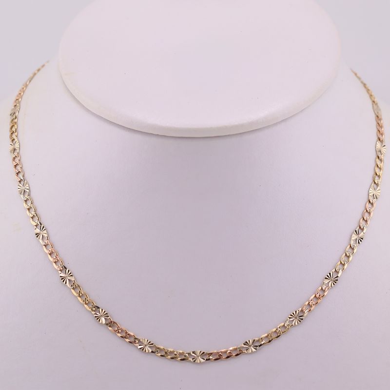Cadena Mixta Tns 14k 7.8g 60cm