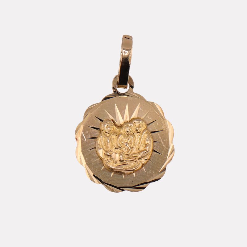 Dije Bautizo Flor 14k 1.1g