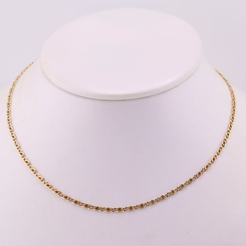 Cadena Ojo De Tigre 14k 3.6g 58cm