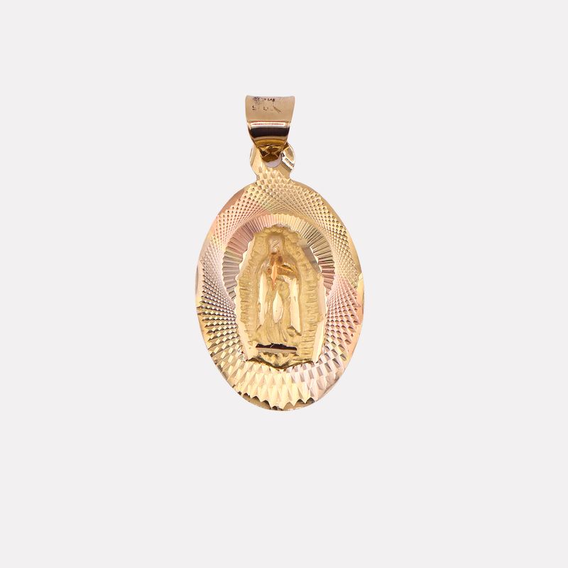 Dije Ovalo Virgen Relim. 14k 1.2g