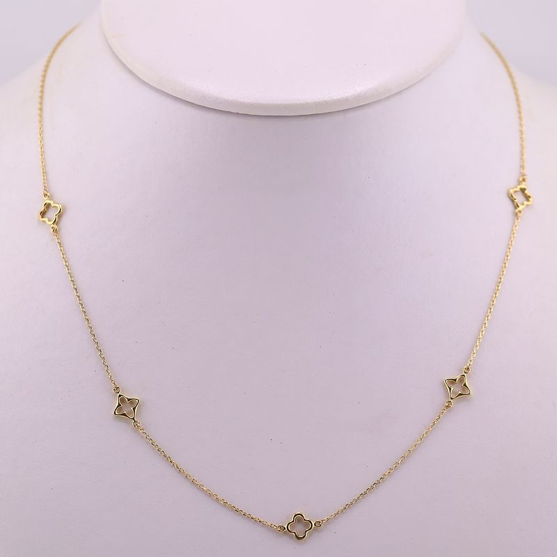 Gargantilla Tipo Van Cleef 14k 2.2g