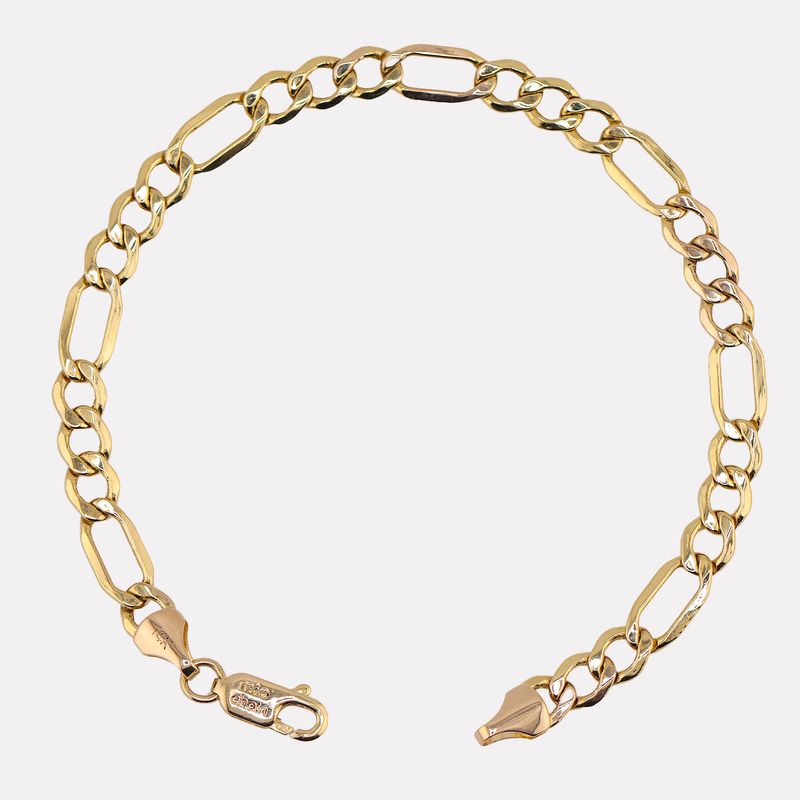 Pulso Cartier 14k 3.8g 17.5cm