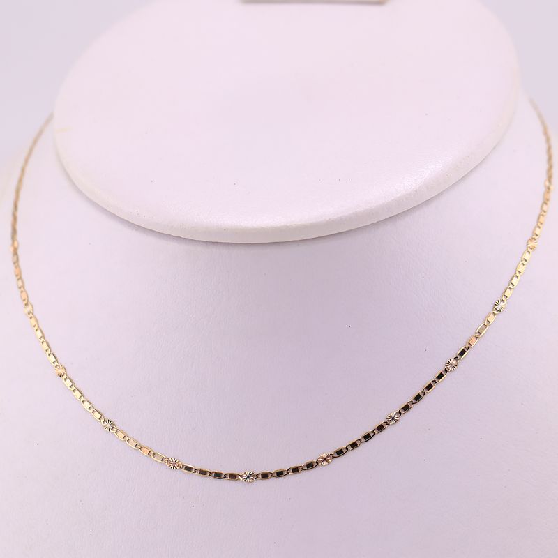 Cadena Mixta 14k 1.1g 34cm