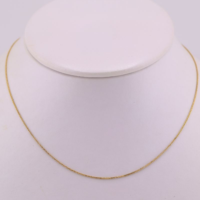 Cadena Espiga 14k 1.6g 50cm