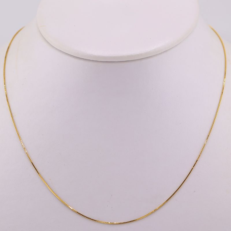 Cadena Cubo 14k 1.7g 45cm