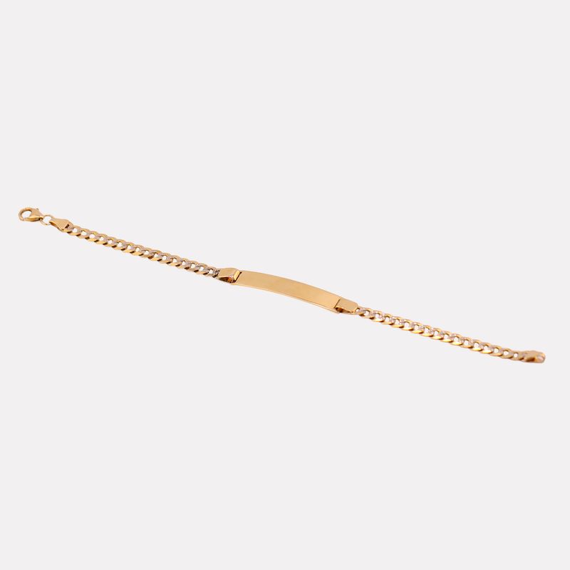 Esclava Eslabon  14k 5g 16cm