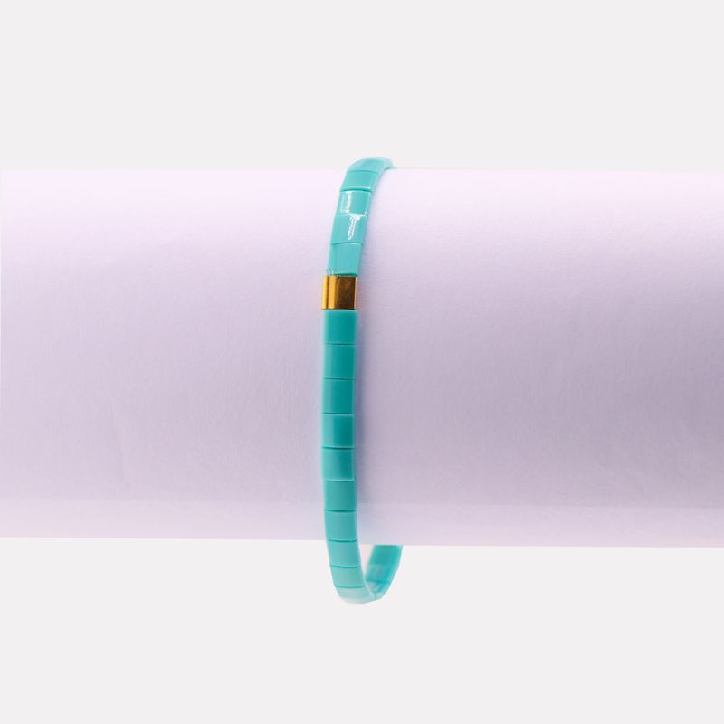 Pulsera Esmeralda Mosaico Azl Tiffany 14-17cm