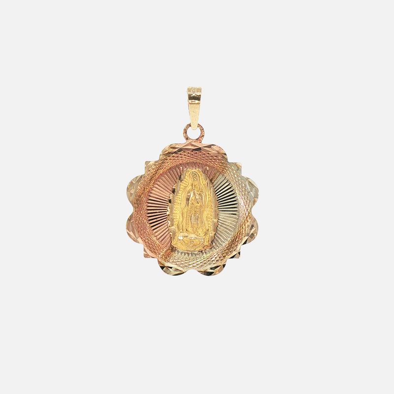 Dije Flor Virgen Relim. 10K 2.9g