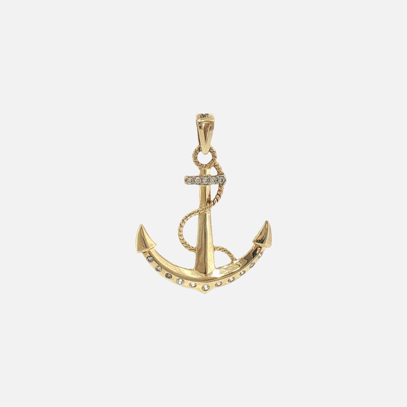 Dije Ancla C/p 14K 1.9g