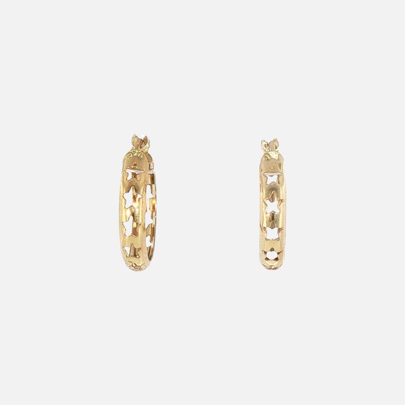 Arracadas Estrella 14K 1.2g