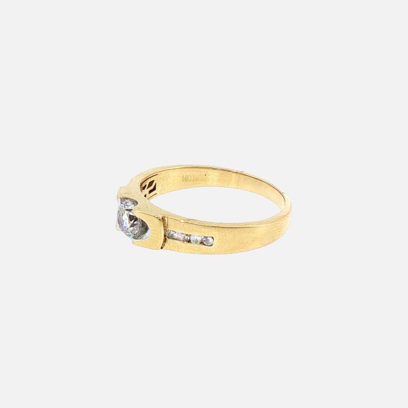 Anillo Piedras 14K 4.3g #10