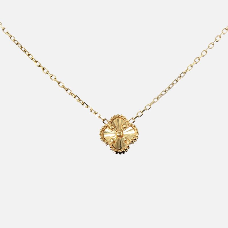 Gargantilla Trebol Relim. 14K 3.4g