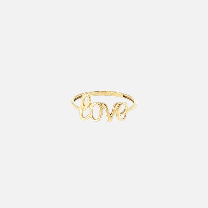 Anillo Love 14K 1.2g #7