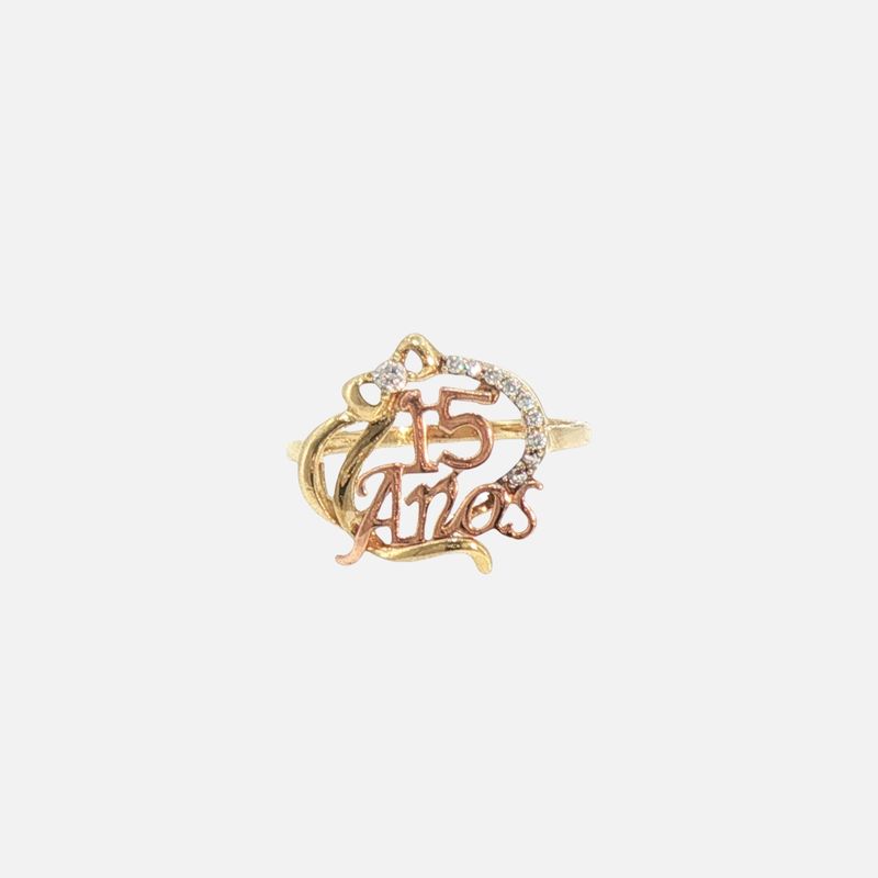 Anillo 15 Años 14K 1.6g #6