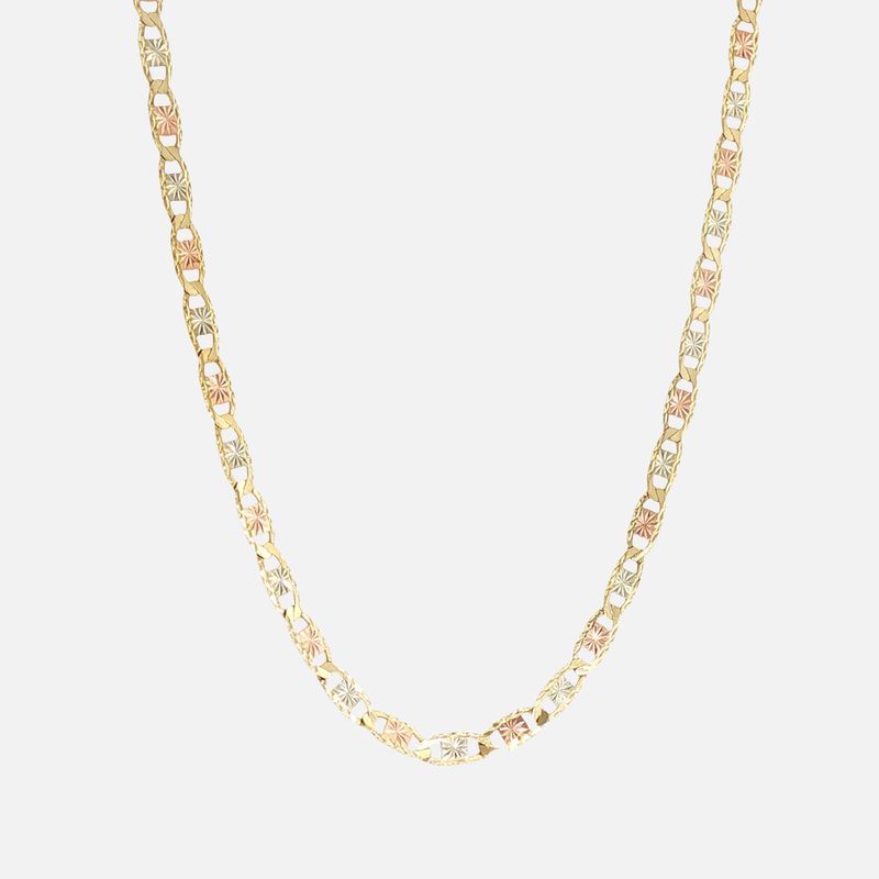 Cadena Gucci Relim. Tns. 14K 10.2g 65cm