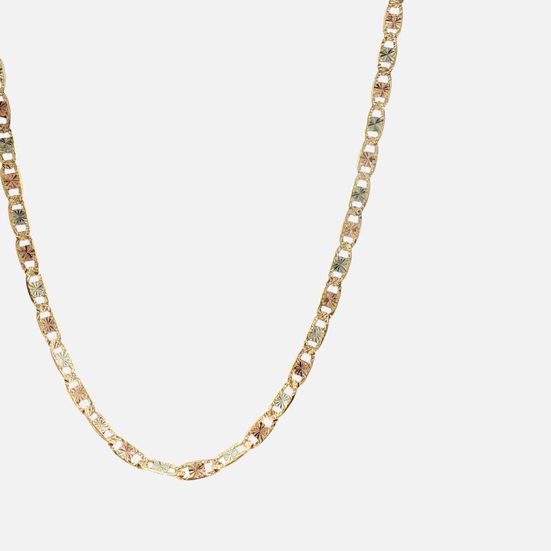 Cadena Valentino Relim. Tns. 14K 6.5g 51cm
