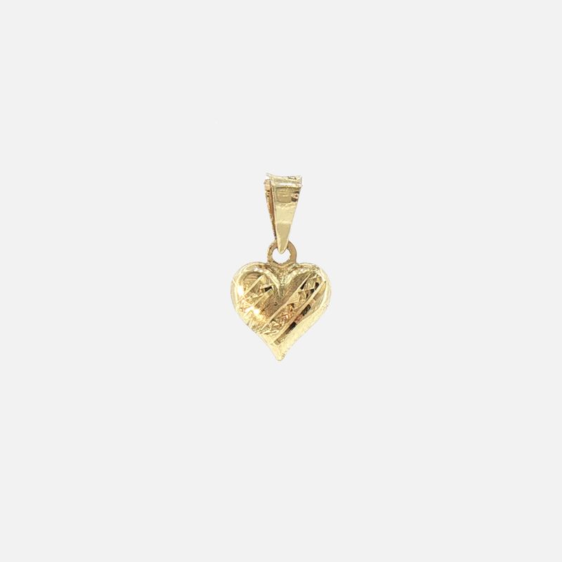 Dije Corazon Infl. Relim. 10K 0.4g