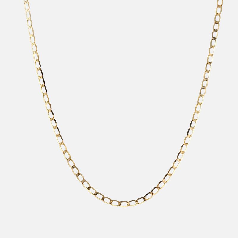 Cadena Eslabon Diam. 14K 1.5g 40cm