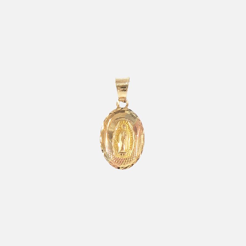 Dije Virgen Ovalo 14K 0.9g