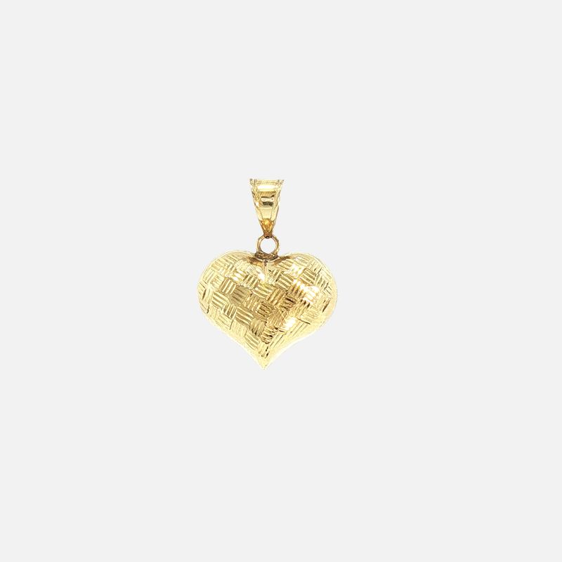 Dije Corazon Inflado 14K 1.2g