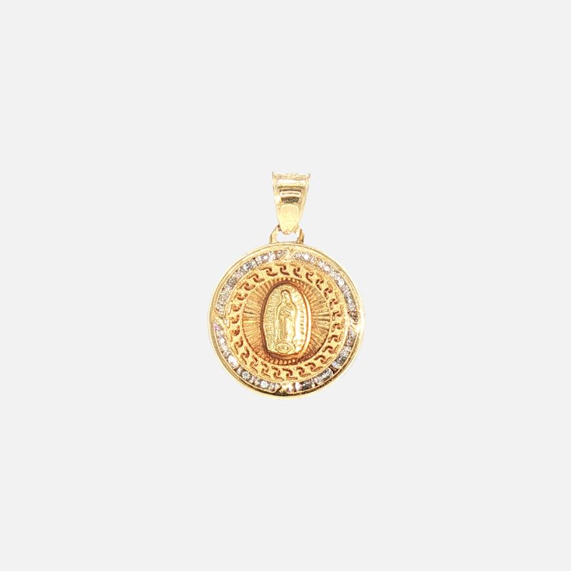 Dije Virgen Circ. C/p 14K 1.3g