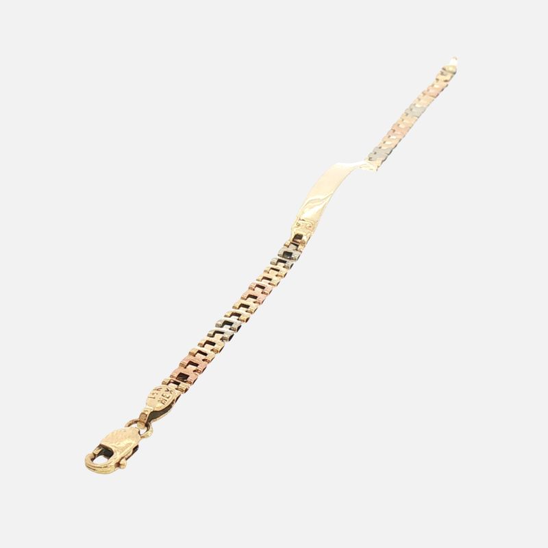 Esclava Tipo Rolex 14K 3.6g 15.5 Cm