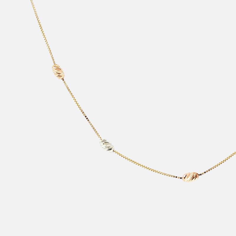 Gargantilla Borlas 14K 2.9g