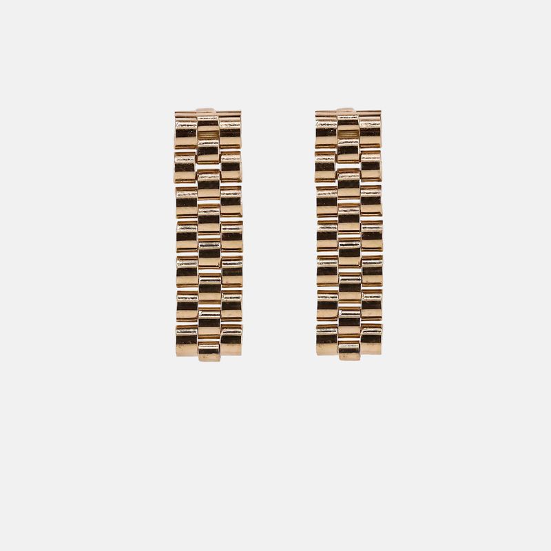 Aretes Tipo Rolex 14K 2.5g