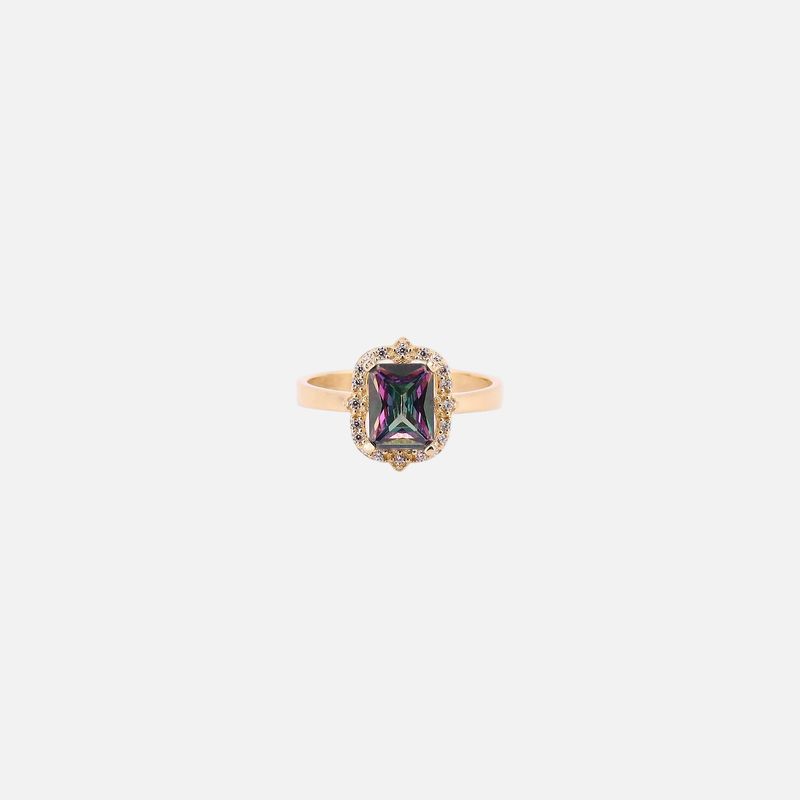 Anillo C/p Tornasol 14K 2.2g #7.5