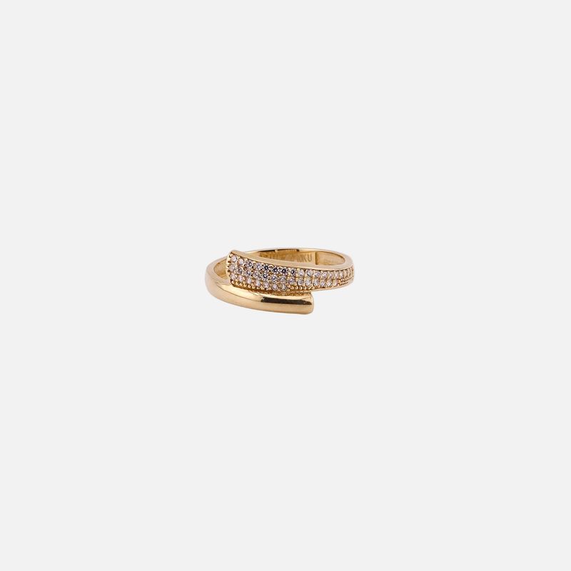 Anillo Cruzado C/p Bcas 10K 1.5g #6.5