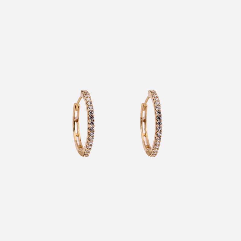 Aretes Huggies C/p Bcas 10K 2.1g