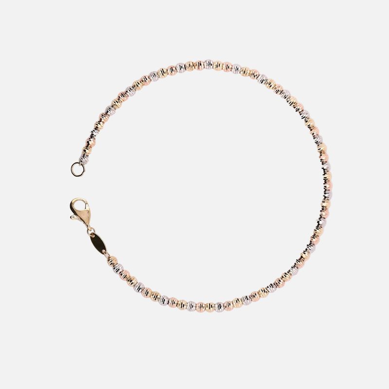 Pulsera Viviana 3 Tonos 14K 3.8g 16cm