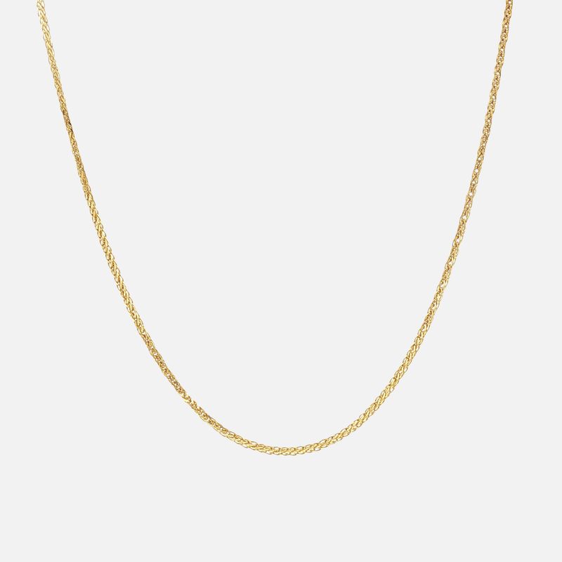 Cadena Espiga 14K 2.7g 46cm