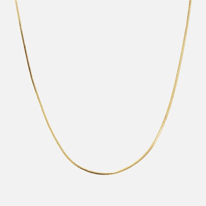 Cadena Cola de Rata 14K 5g 49cm
