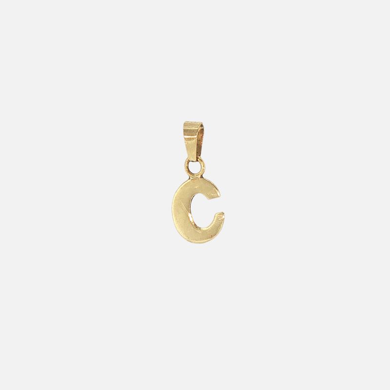Dije Letra C 14K 0.5g