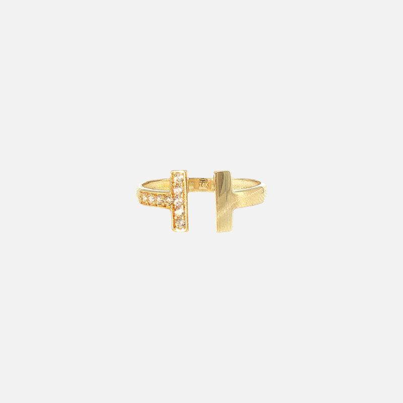 Anillo Ajustable 14K 1.6g #7