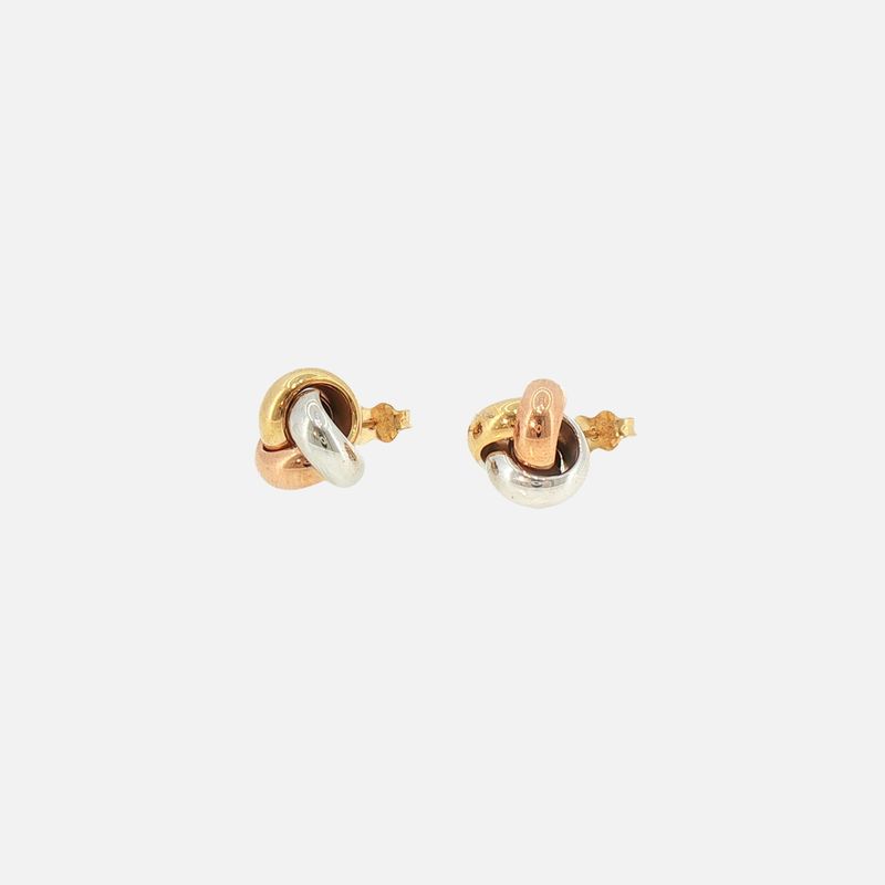 Aretes Nudo Tnos 14K 2.5g