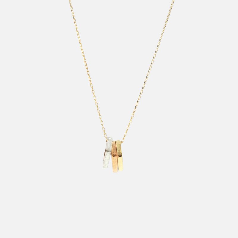 Gargantilla Cuadros Tnos 14K 2.6g