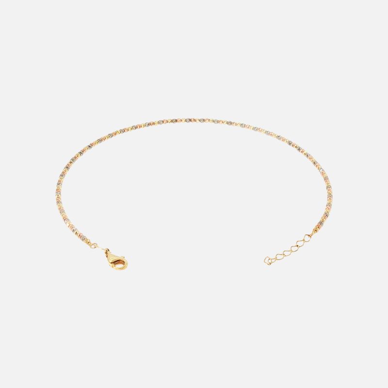 Pulsera-tobillera Borlas Tnos 14K 4.1g 25cm